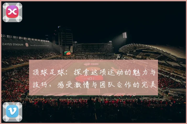 顶球足球：探索这项运动的魅力与技巧，感受激情与团队合作的完美结合